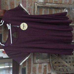 NWT Hayden brand babydoll shirt